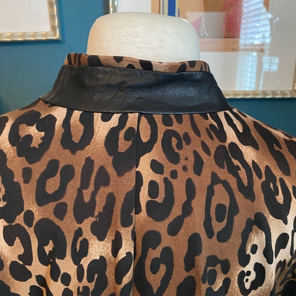 NWT CHICO’S BLACK LABEL ANIMAL PRINT COAT - Picture 5 of 8